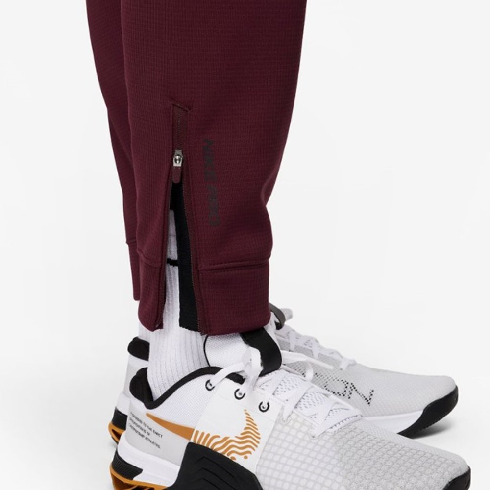 NWT [Nike] Therma Sphere Therma-FIT Burgundy Athletic Fitness Pants Men's Sz S - Picture 4 of 7